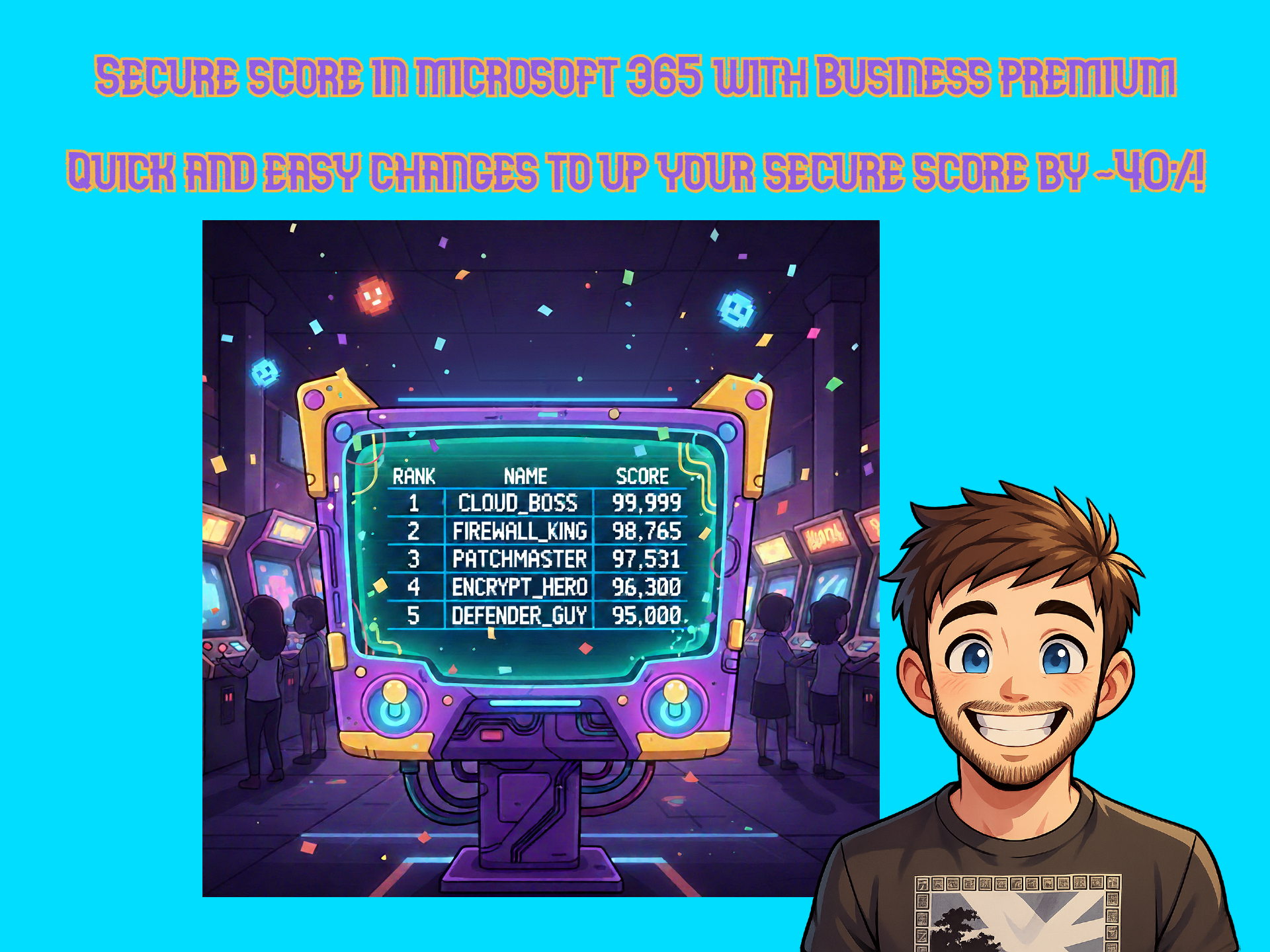 Secure Score in Microsoft 365 with Business Premium: Quick and easy changes to up your score by ~40% (+ Powershell script for Teams and Exchange Online)